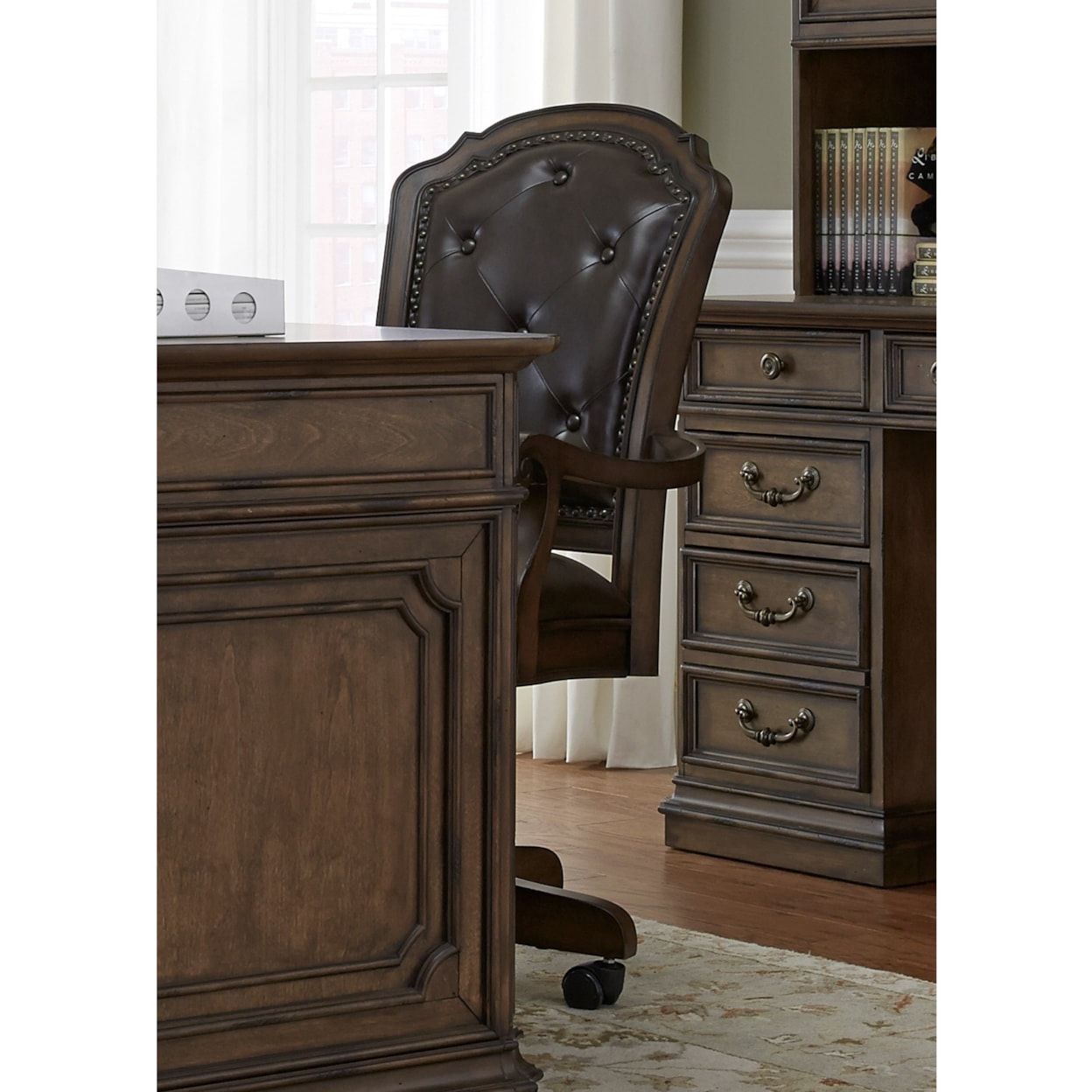 Liberty Furniture Amelia--487 Jr Executive Office Chair