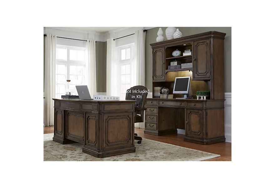 Amelia--487 5 Piece Jr Executive Set by Libby at Walker's Furniture