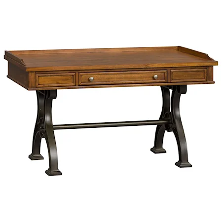 Lift Top Writing Desk with Keyboard Drawer