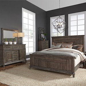 Liberty Furniture Artisan Prairie Queen Bedroom Group