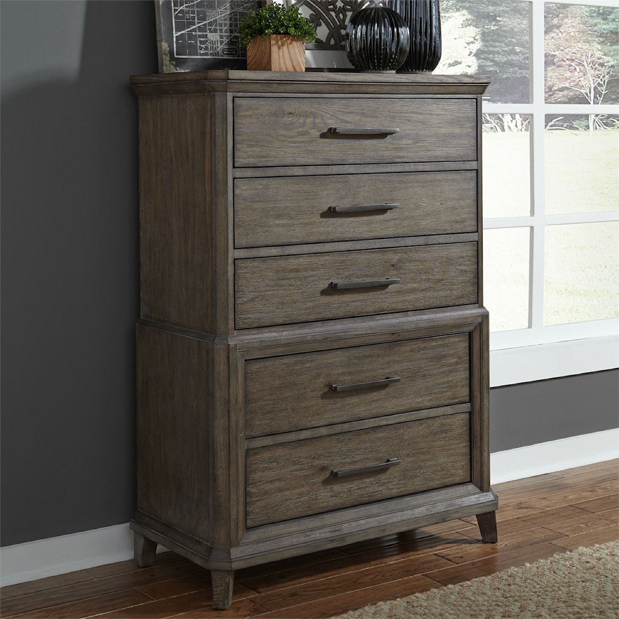 Liberty Furniture Artisan Prairie 5 Drawer Chest of Drawers