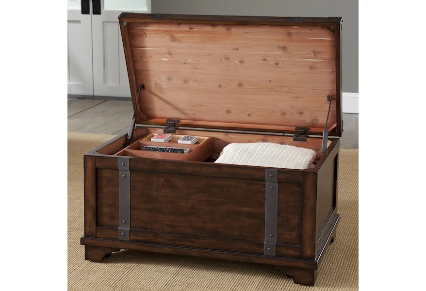 Aspen Skies Storage Trunk by Liberty Furniture at Dream Home Interiors