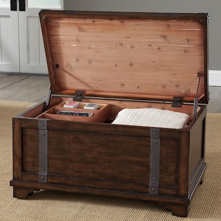 Industrial Casual Storage Trunk with Removable Storage Box