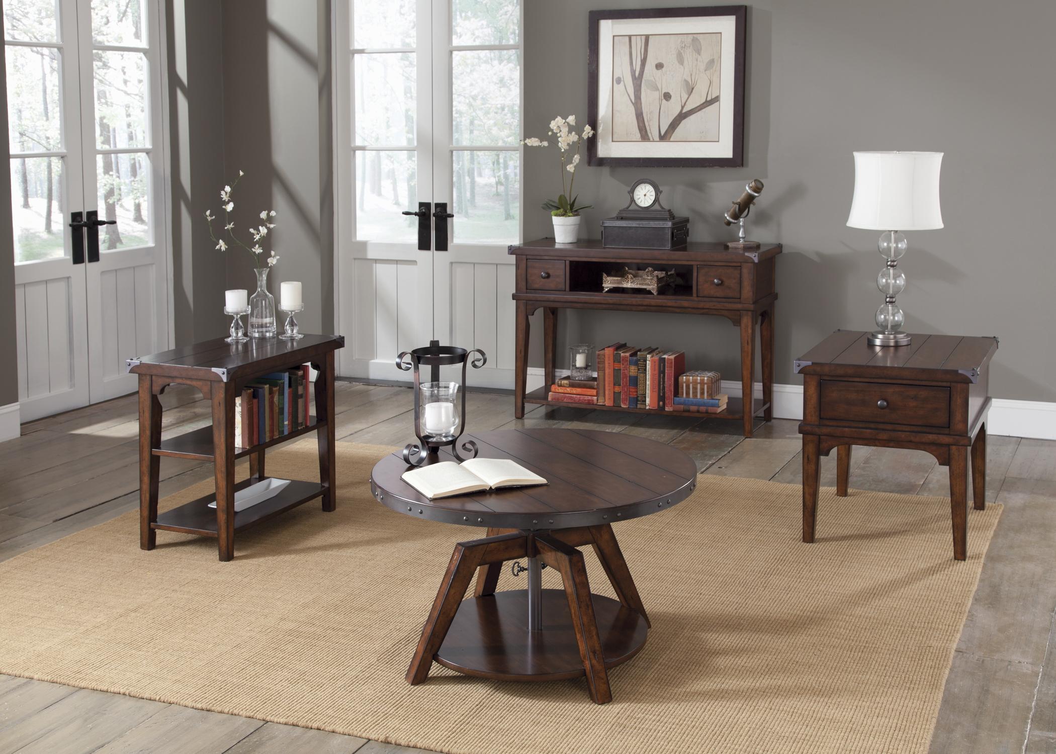 Liberty Furniture Aspen Skies Motion Cocktail Table