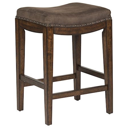 Upholstered Console Stool