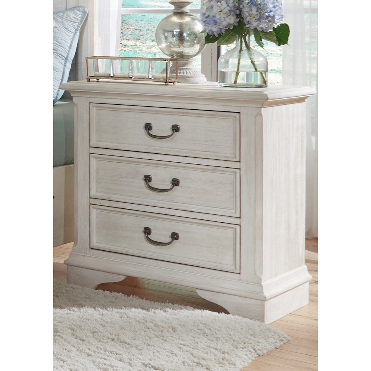 Libby Bayside Bedroom 3-Drawer Night Stand