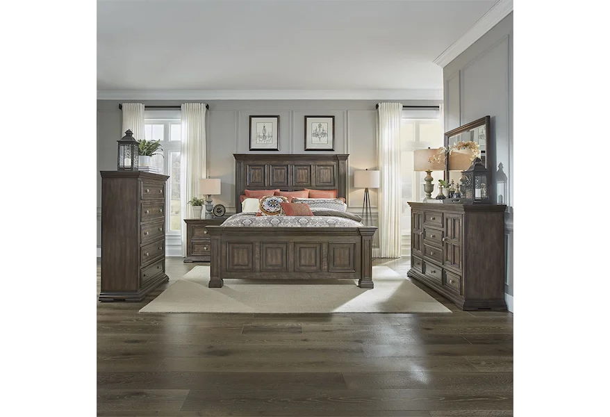 Big Valley Queen Bedroom Group by Liberty Furniture at A1 Furniture & Mattress