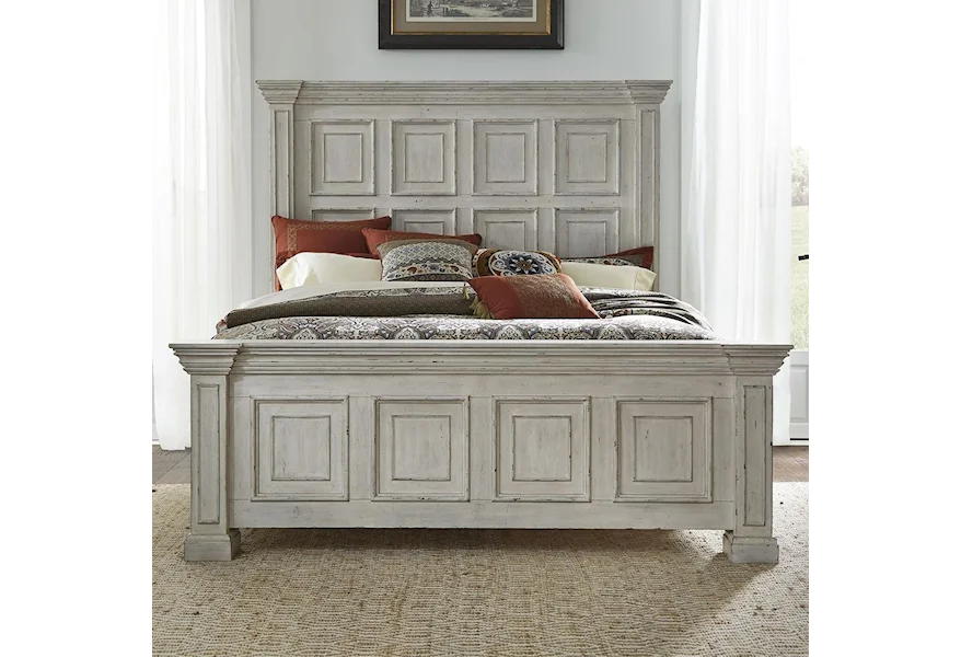 Big Valley King Panel Bed by Liberty Furniture at VanDrie Home Furnishings