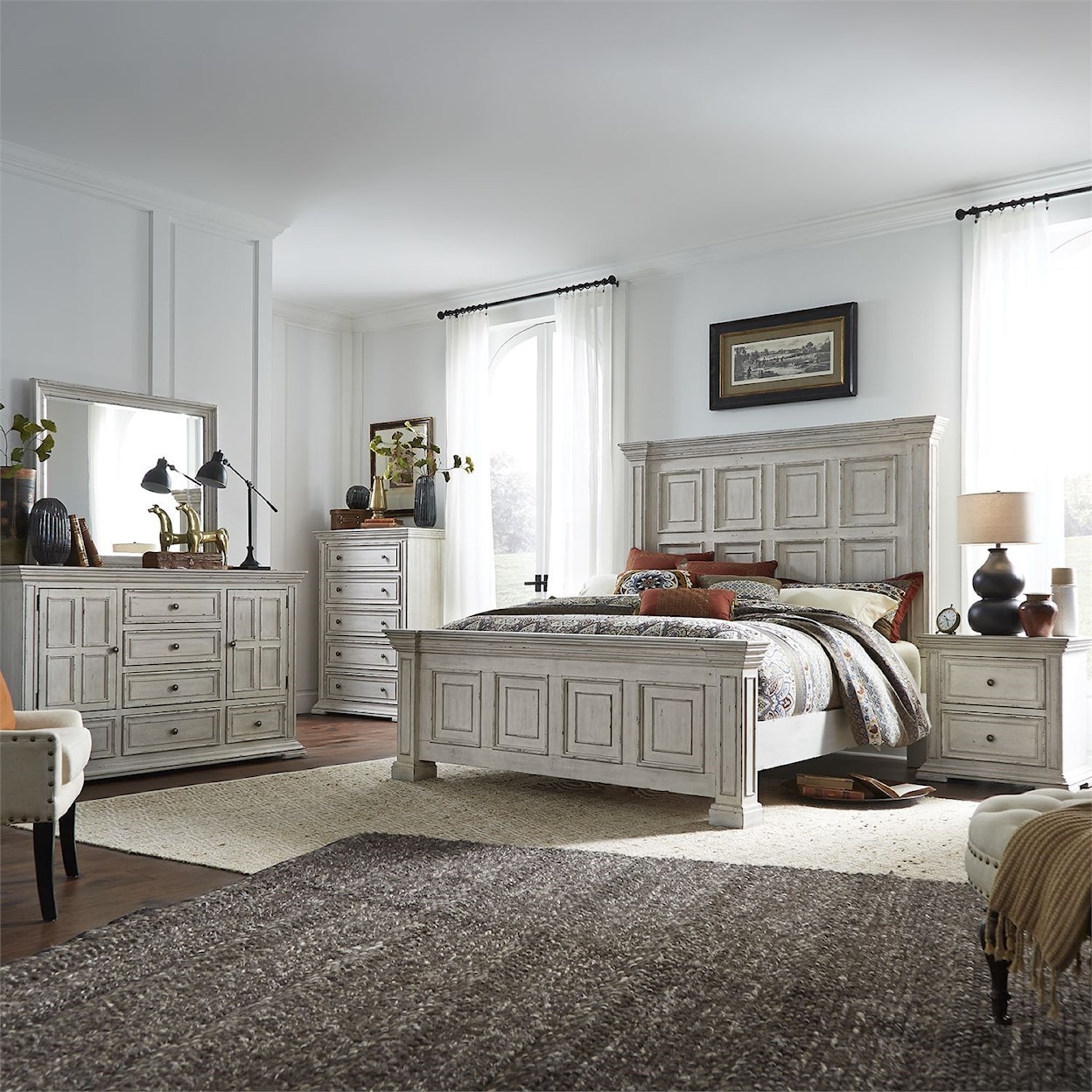 Libby Big Valley King Panel Bed