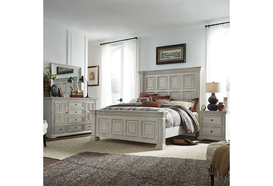 Big Valley King Bedroom Group by Liberty Furniture at VanDrie Home Furnishings