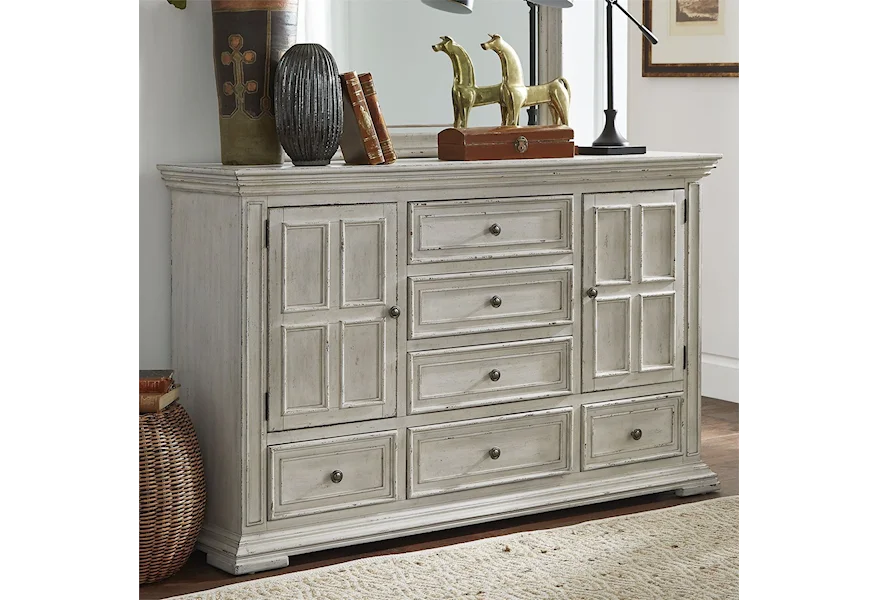 Big Valley 2-Door 6-Drawer Dresser by Liberty Furniture at Dream Home Interiors