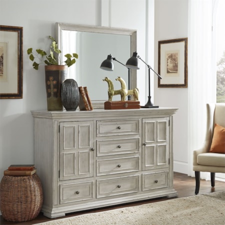 2-Door 6-Drawer Dresser