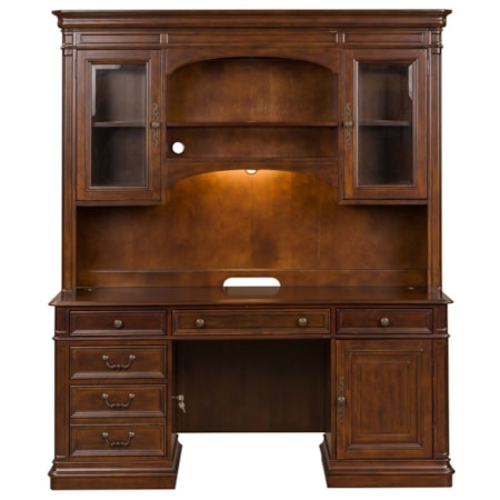 Credenza and Hutch