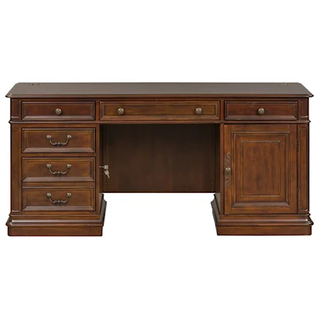Traditional Credenza with 3 Drawers