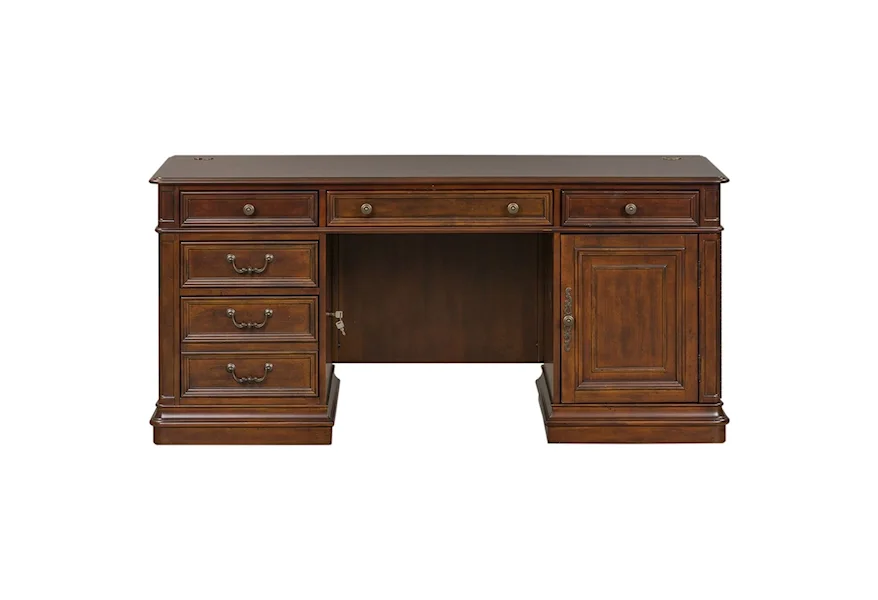 Brayton Manor Jr Executive Credenza by Libby at Walker's Furniture