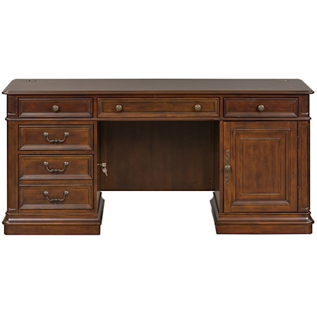 Traditional Credenza with 3 Drawers