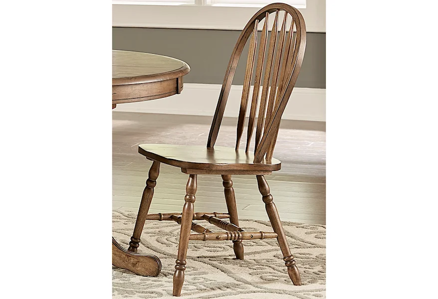 Carolina Crossing Windsor Side Chair by Liberty Furniture at VanDrie Home Furnishings