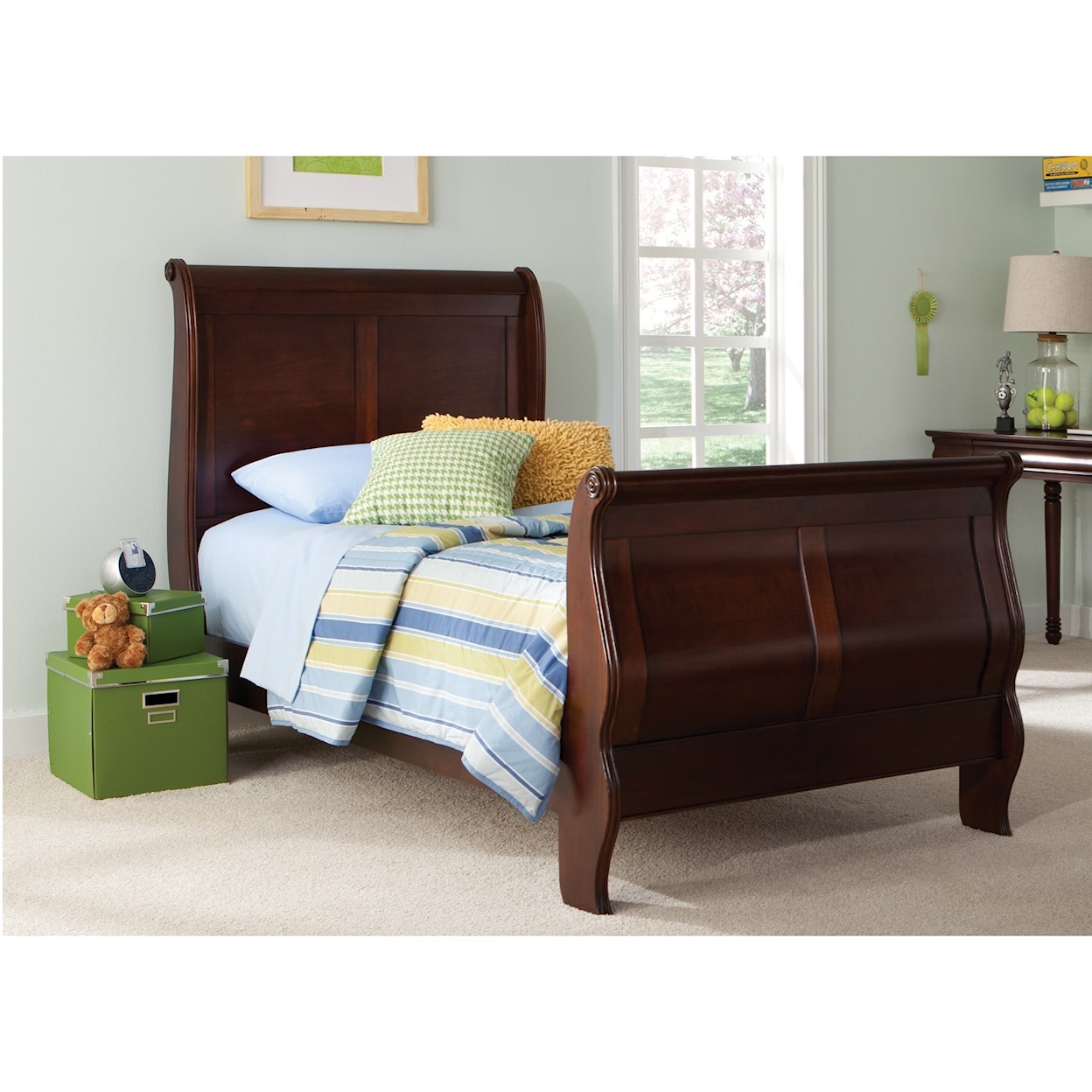 Liberty Furniture Carriage Court Twin Sleigh Bed