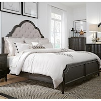 Relaxed Vintage Queen Upholstered Bed