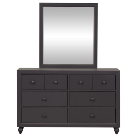 Dresser and Mirror