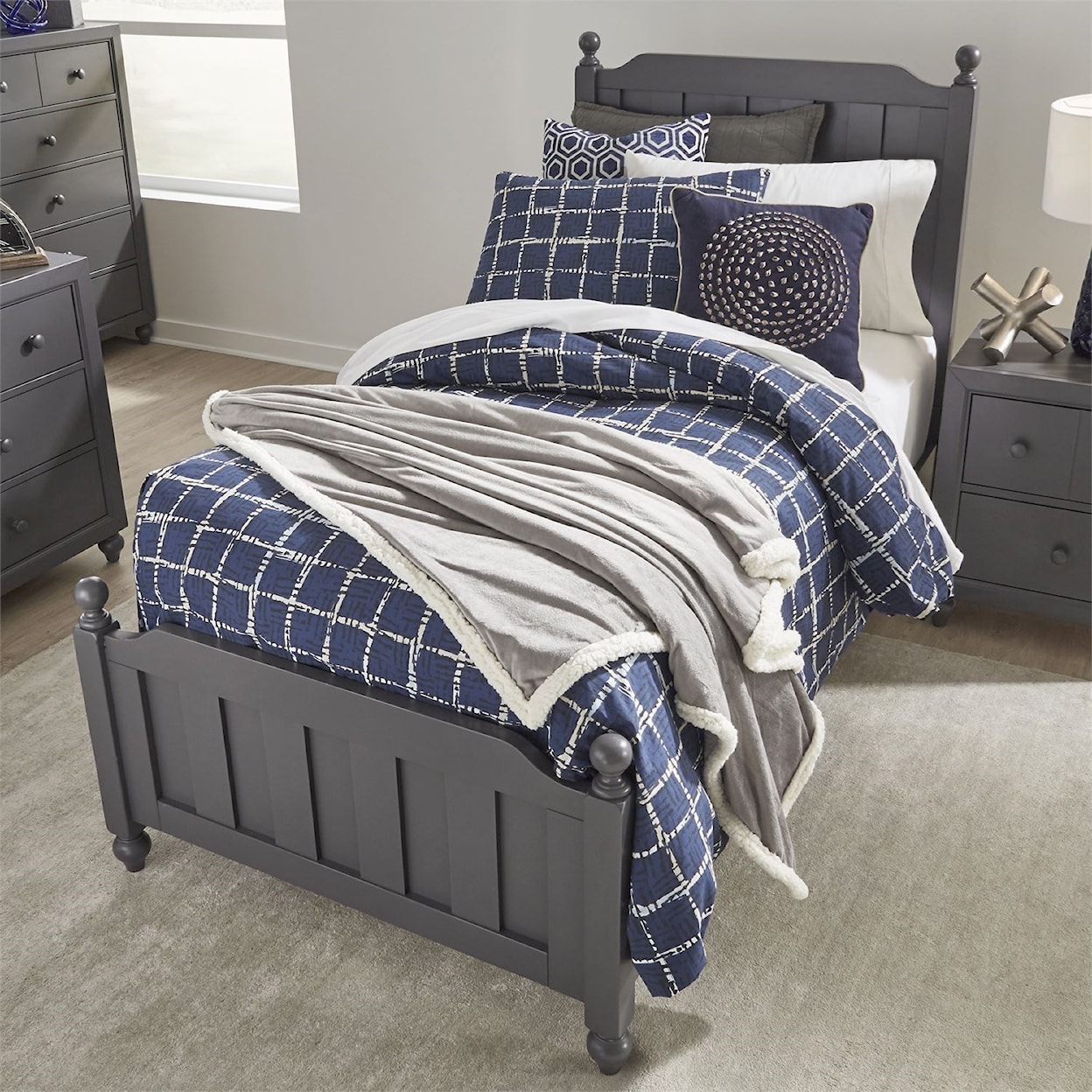 Liberty Furniture Cottage View Twin Panel Bed