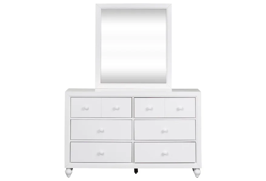 Cottage View Dresser and Mirror by Liberty Furniture at Reeds Furniture