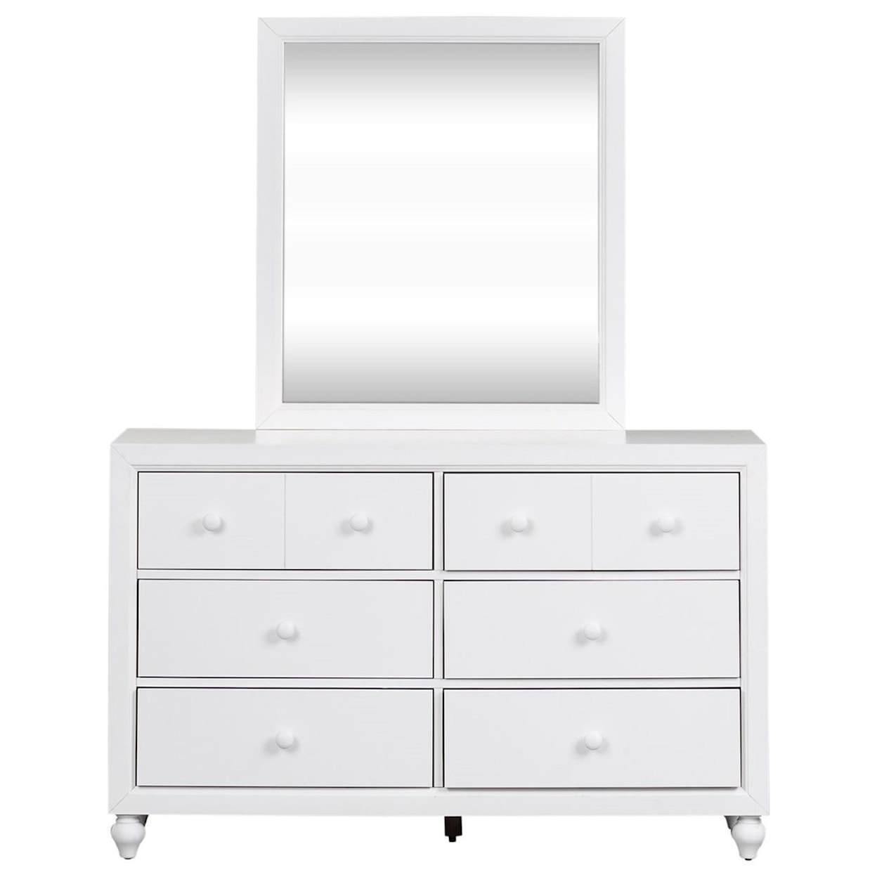 Liberty Furniture Cottage View Dresser and Mirror