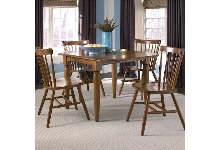 Creations II 5 Piece Dinette Table and Chair Set by Liberty Furniture at VanDrie Home Furnishings