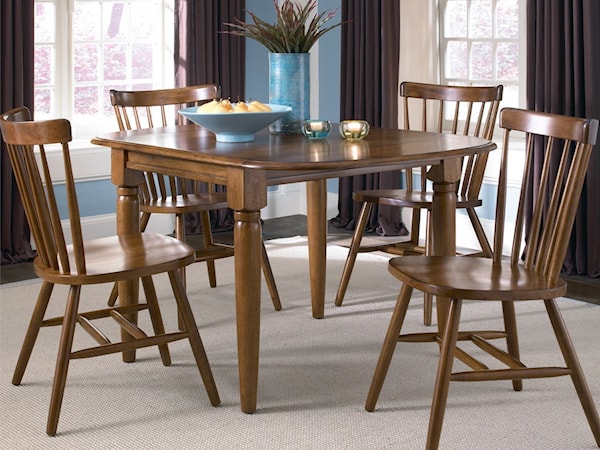 5 Piece Dinette Table and Chair Set