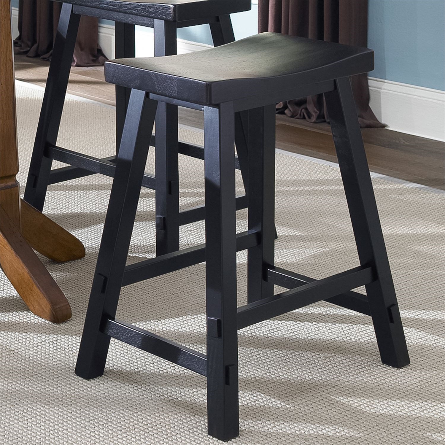 Liberty Furniture Creations 24 Inch Sawhorse Counter Height Stool