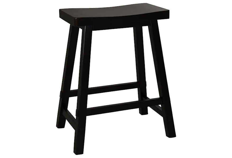 Creations II 24 Inch Sawhorse Barstool by Liberty Furniture at SuperStore