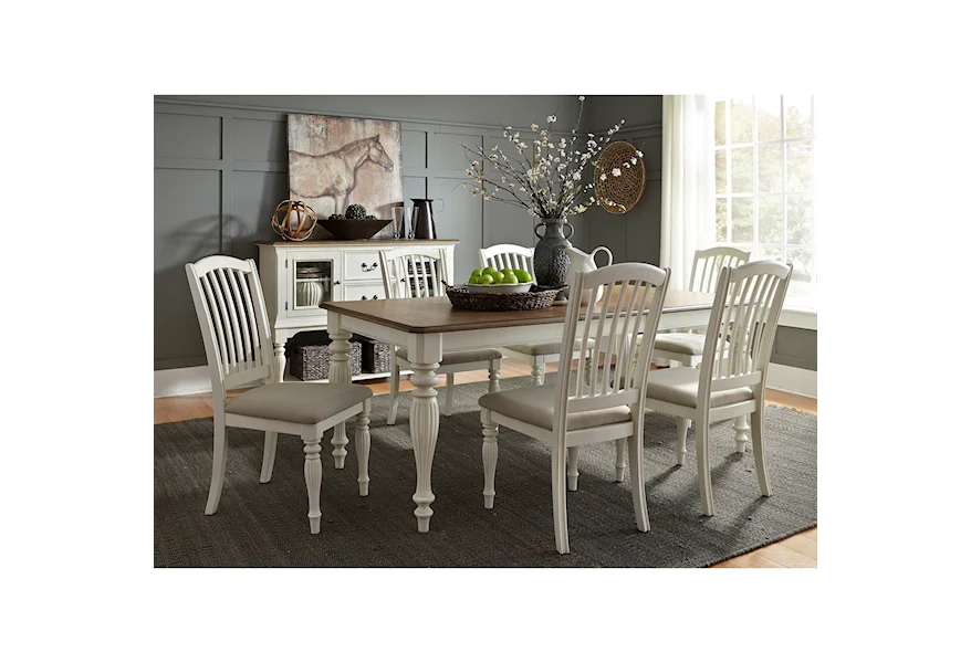 Cumberland Creek Dining 7 Piece Rectangular Table Set by Liberty Furniture at SuperStore