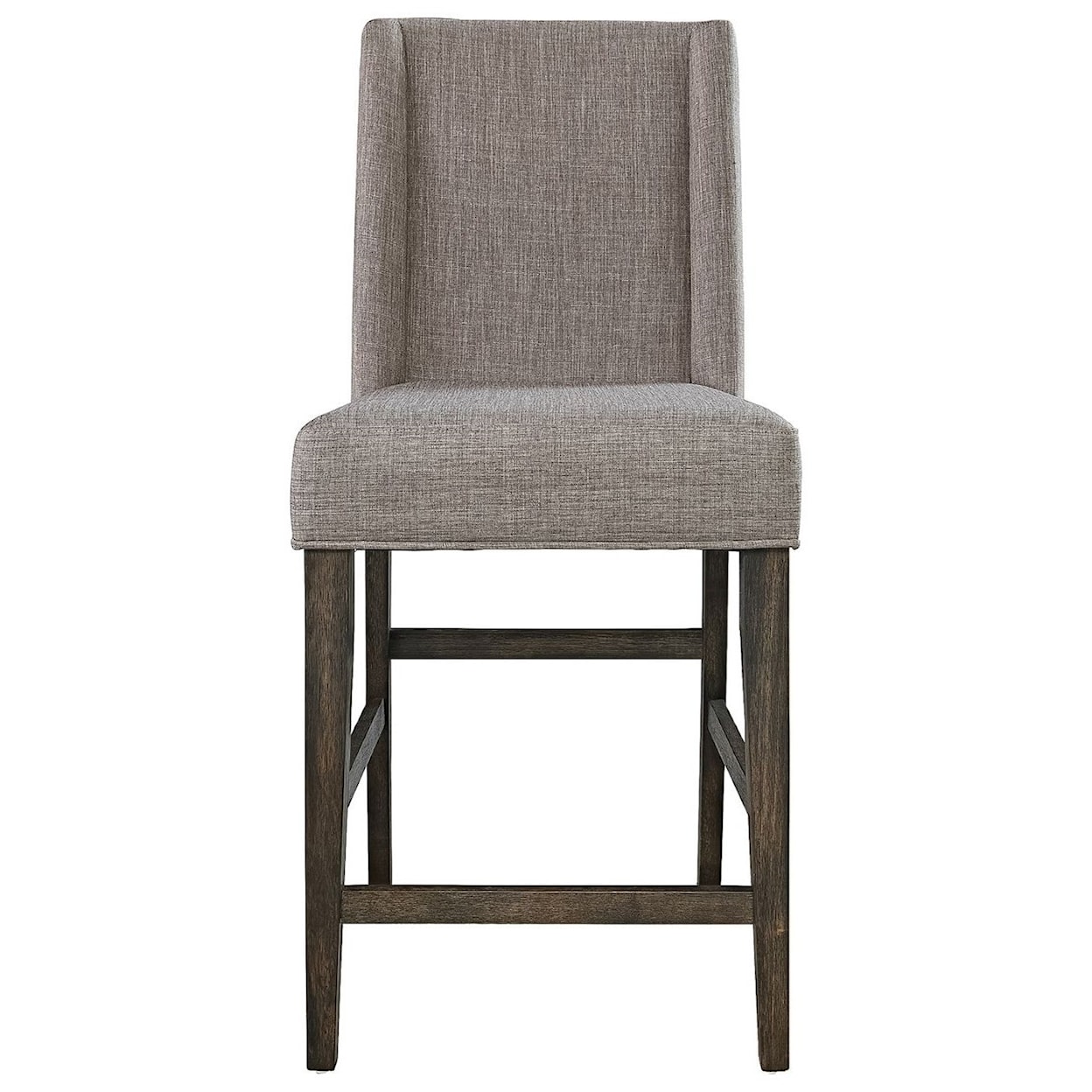 Libby Double Bridge Upholstered Counter-Height Dining Chair