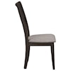 Liberty Furniture Double Bridge Open Back Side Dining Chair