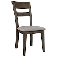 Transitional Open Back Side Dining Chair