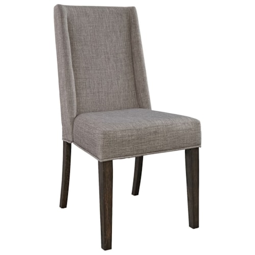 Transitional Upholstered Dining Side Chair