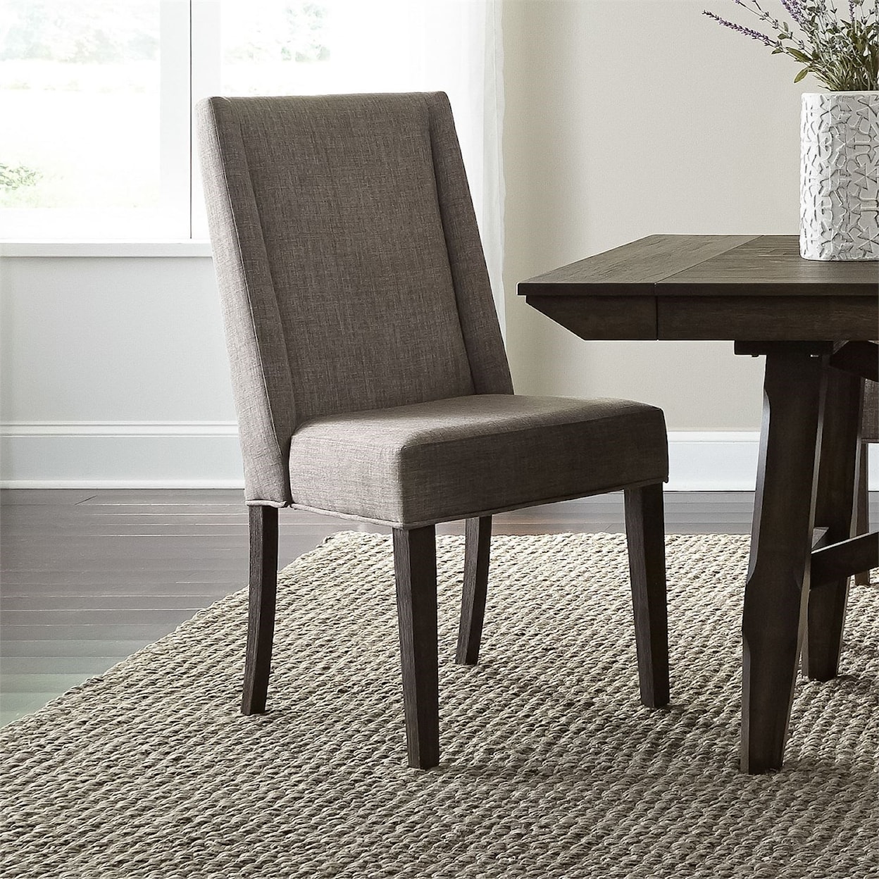 Libby Double Bridge Upholstered Dining Side Chair