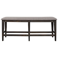 Transitional Upholstered Counter-Height Dining Bench