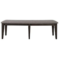 Transitional Upholstered Dining Bench