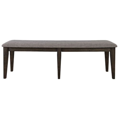 Transitional Upholstered Dining Bench