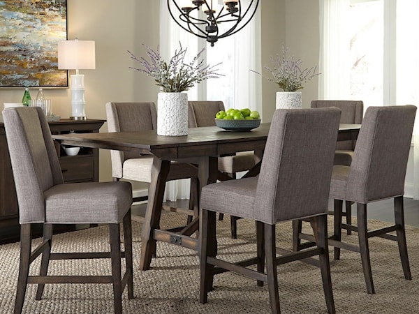 7-Piece Counter-Height Gathering Dining Set