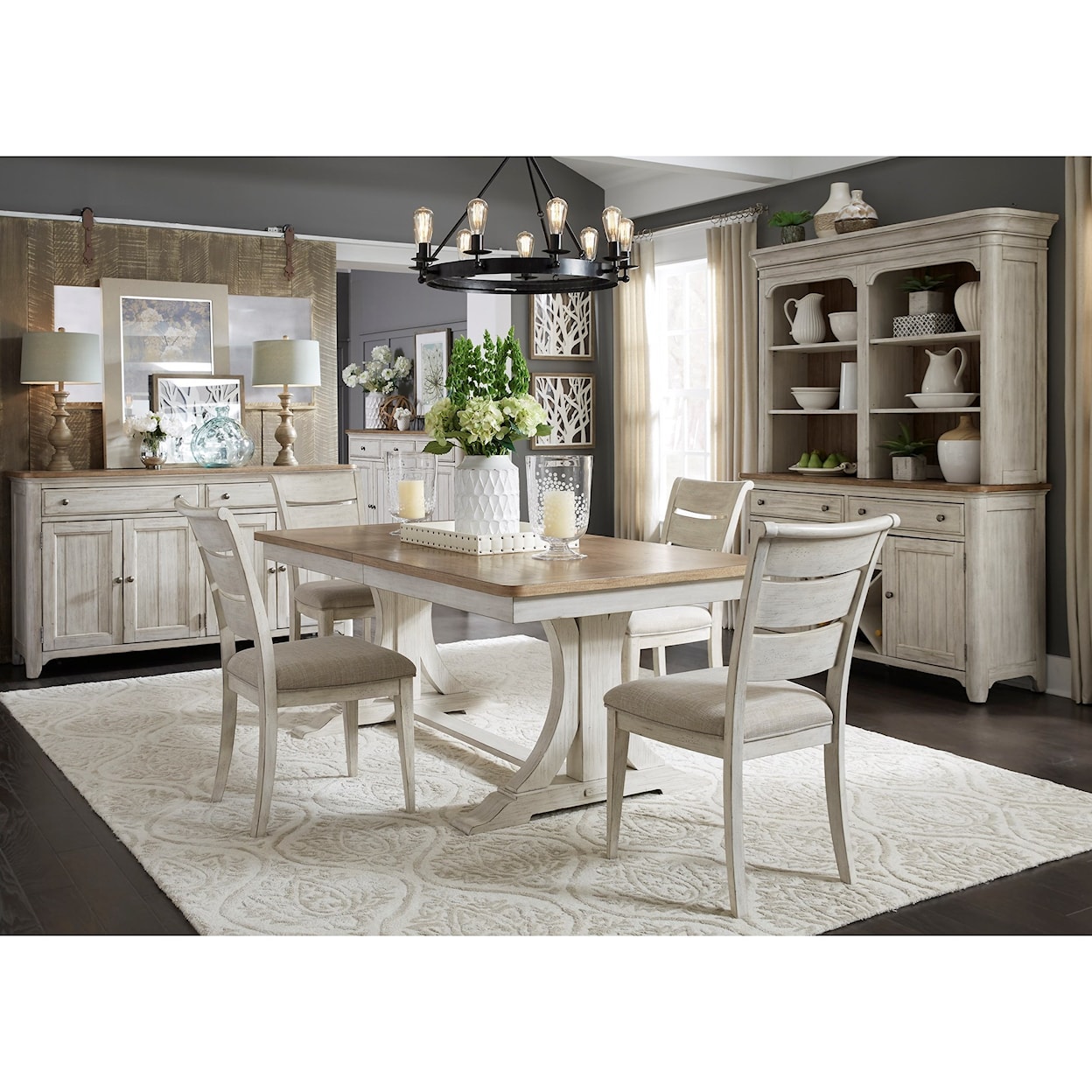 Liberty Furniture Farmhouse Reimagined Dining Room Group