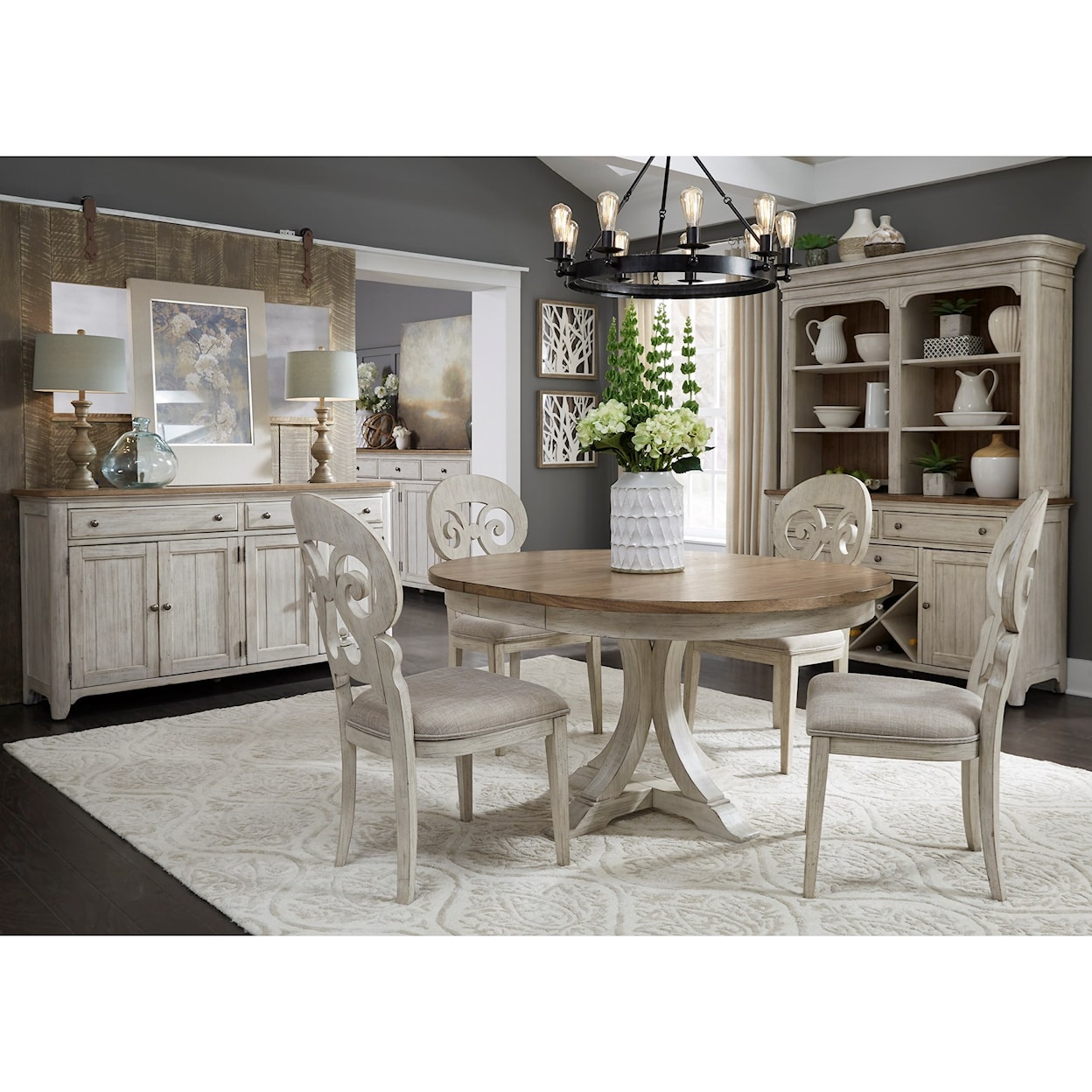 Liberty Furniture Farmhouse Reimagined Dining Room Group