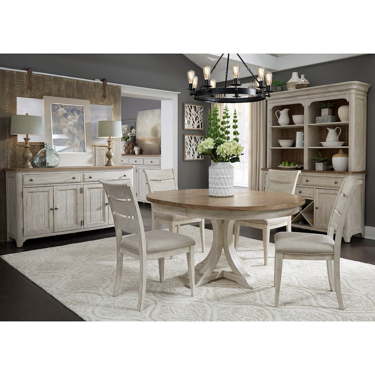 Liberty Furniture Farmhouse Reimagined Dining Room Group