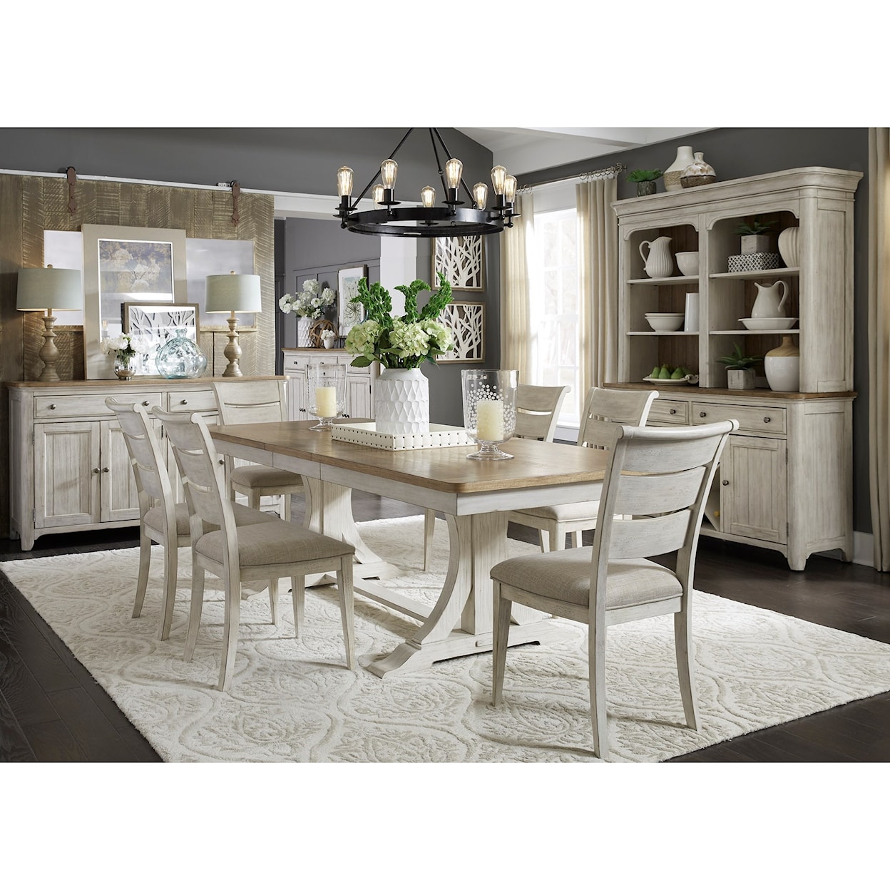 Liberty Furniture Farmhouse Reimagined Dining Room Group