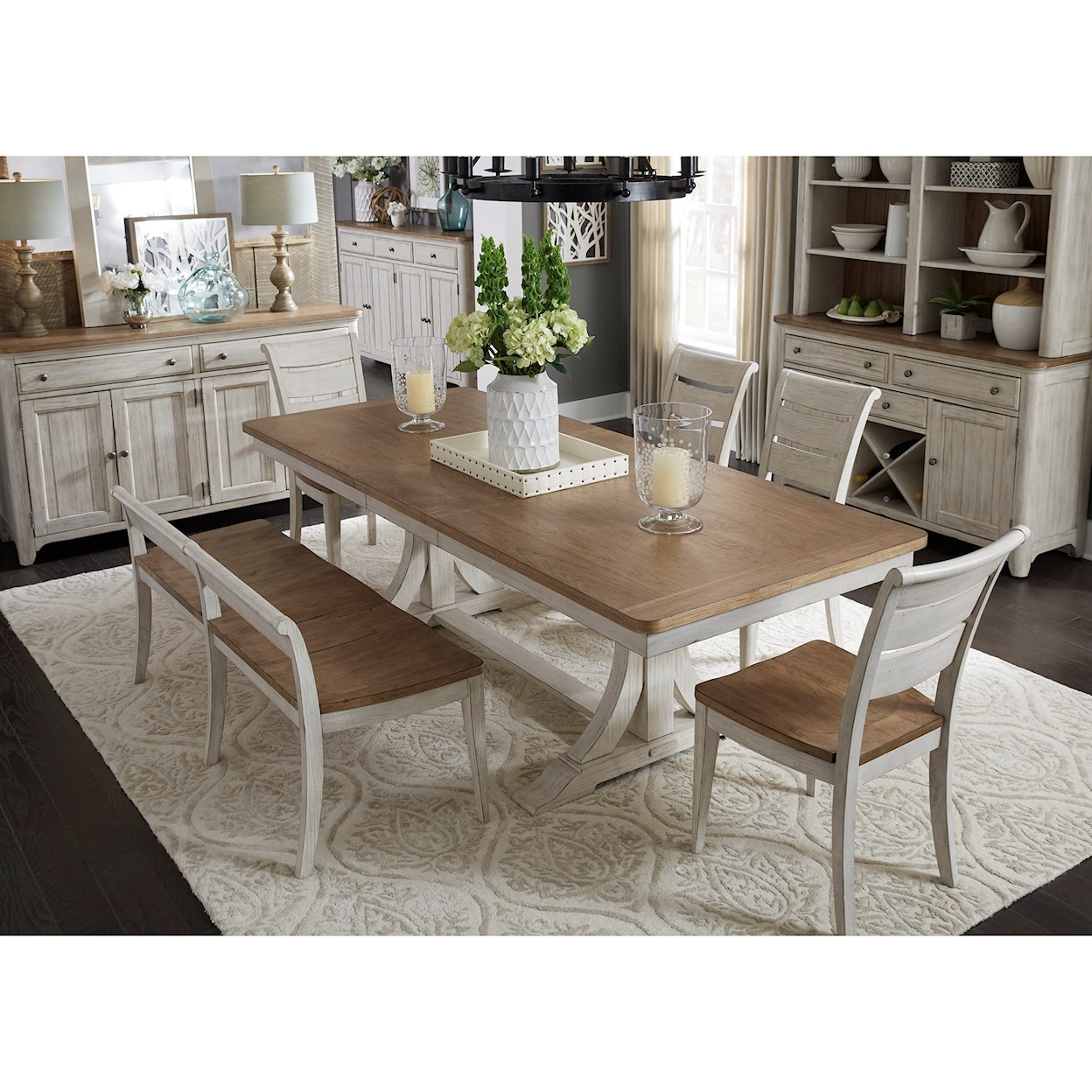 Liberty Furniture Farmhouse Reimagined Dining Room Group