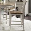 Liberty Furniture Farmhouse Reimagined Ladder Back Counter Chair