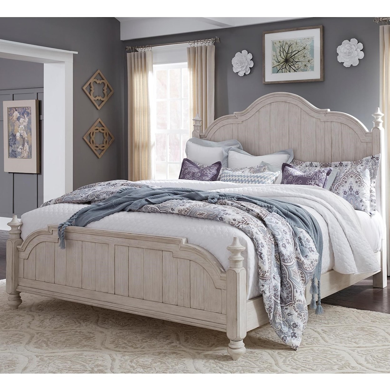 Libby Farmhouse Reimagined Queen Poster Bed