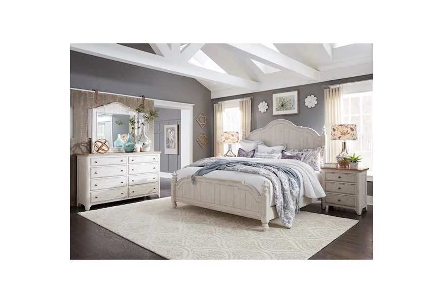 Farmhouse Reimagined Queen Bedroom Group by Liberty Furniture at Steger's Furniture & Mattress