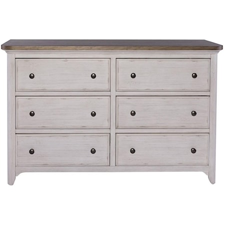 Kid's Bedroom 6-Drawer Dresser